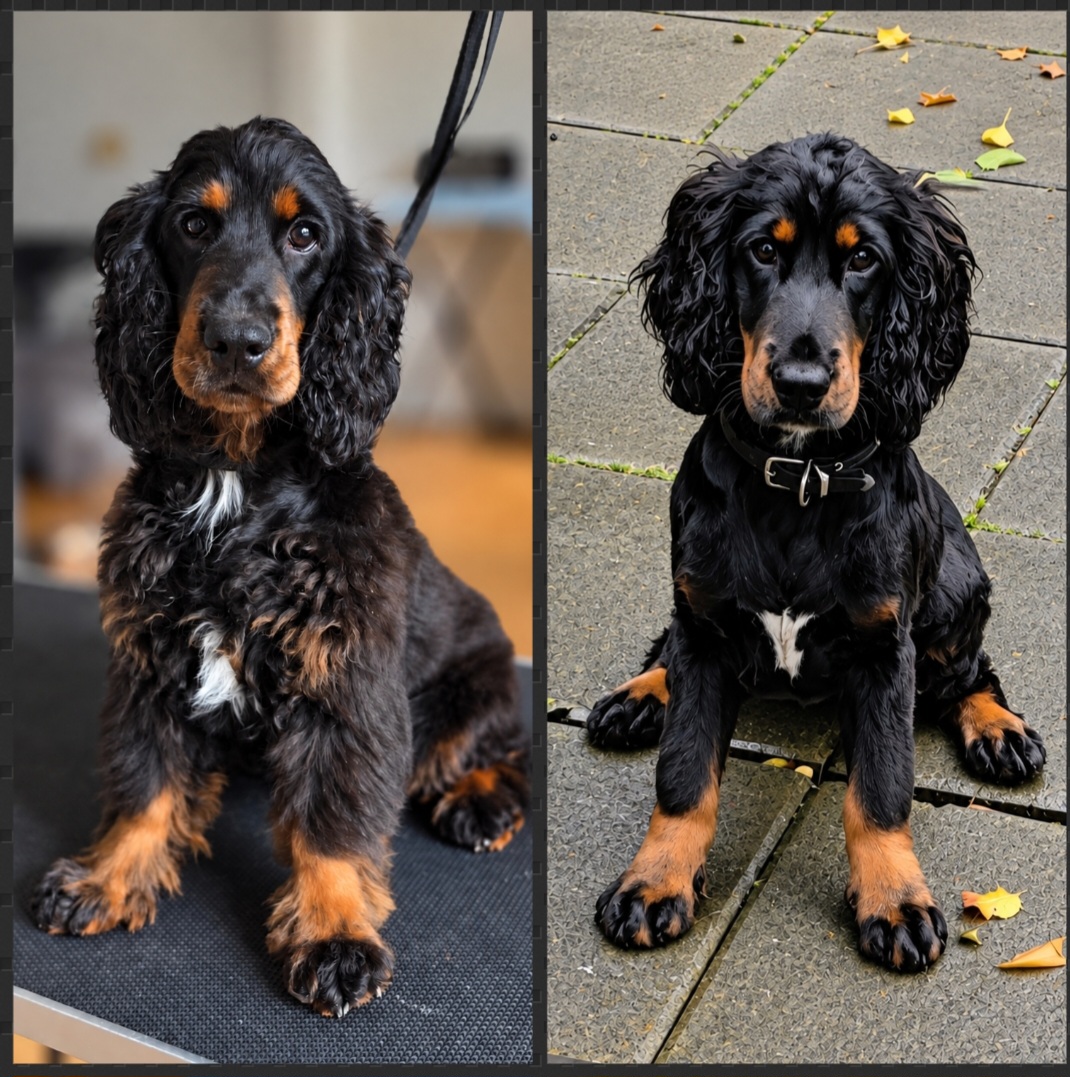 Heras första klippning, 5 1/2 månad